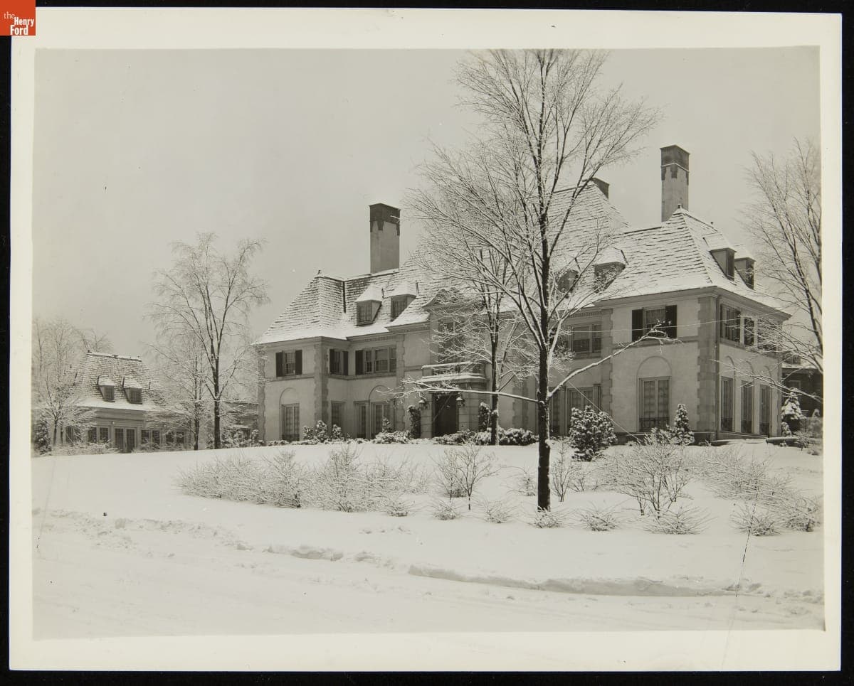 Twin Oaks, Home of Elizabeth Parke Firestone and Harvey Firestone, Jr., Akron, Ohio, 1929