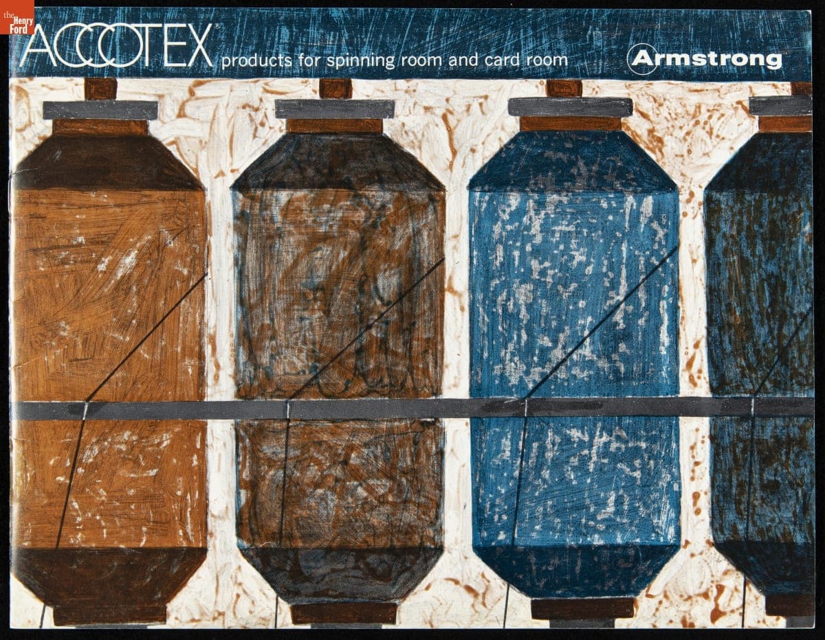 Armstrong Cork Company Catalog, "Accotex Products for Spinning Room and Card Room," 1966
