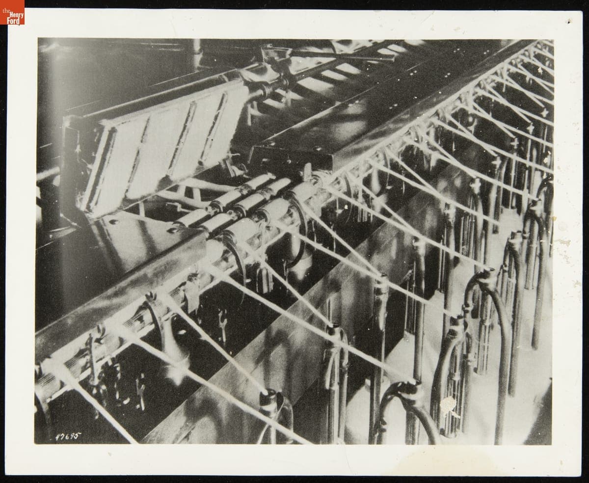 Thread Moving from the Drawing Frames to the "Slubbers," circa 1935