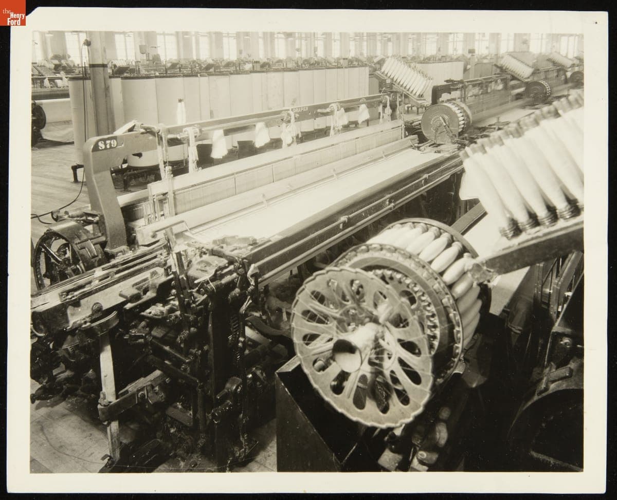 Draper Corporation Northrop Loom Used by the Pepperell Manufacturing Company, circa 1935