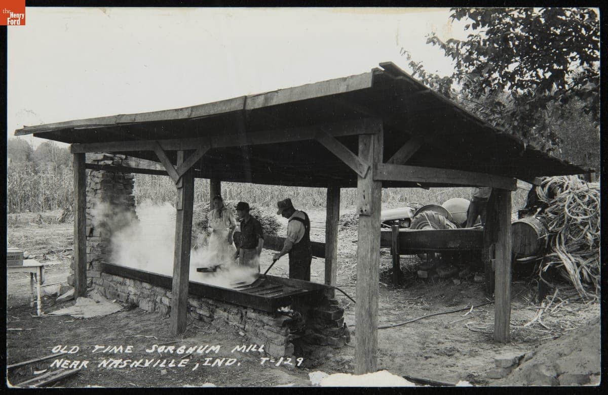 Old Time Sorghum Mill near Nashville, Indiana, 1930-1950