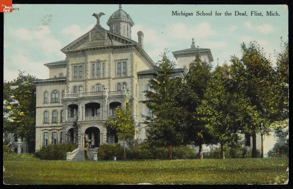 Michigan School for the Deaf, Flint, Michigan, circa 1909