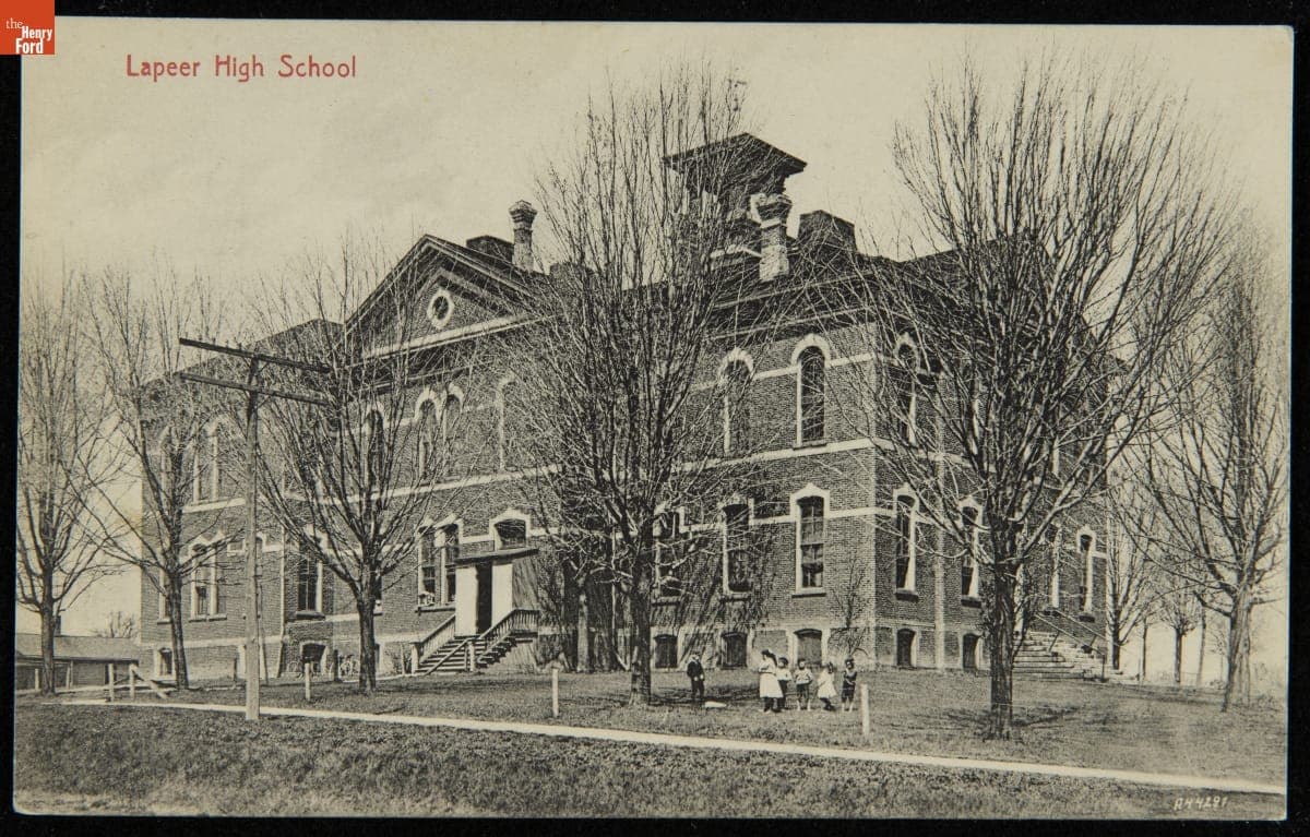 Lapeer High School, Lapeer, Michigan, 1907-1914