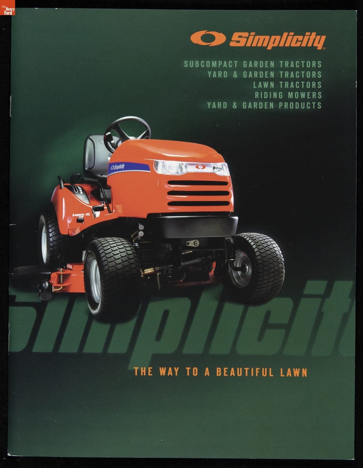 Simplicity Manufacturing Catalog, "Simplicity Subcompact Garden Tractors," 2005