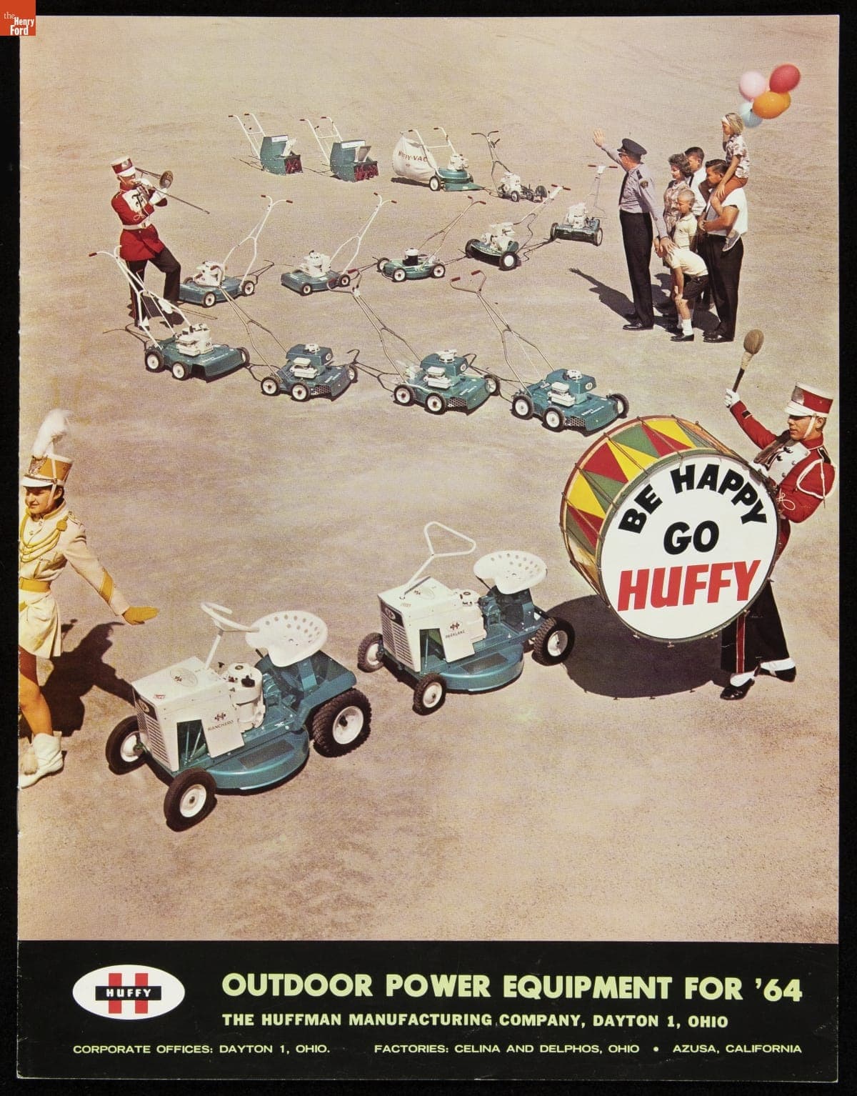Huffman Manufacturing Company Catalog, "Huffy Outdoor Power Equipment for '64," 1964