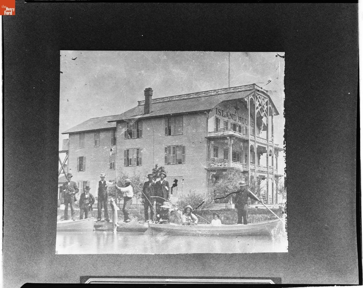 Star Island House at the St. Clair Flats, Harsens Island, Michigan, circa 1885