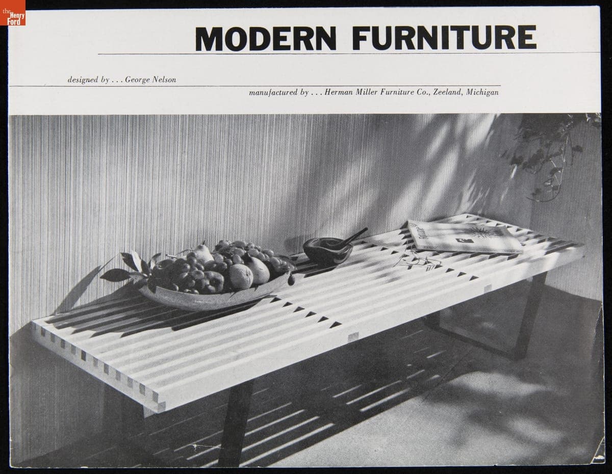 Modern Furniture Designed by...George Nelson, Manufactured by...Herman Miller Furniture Co., circa 1948