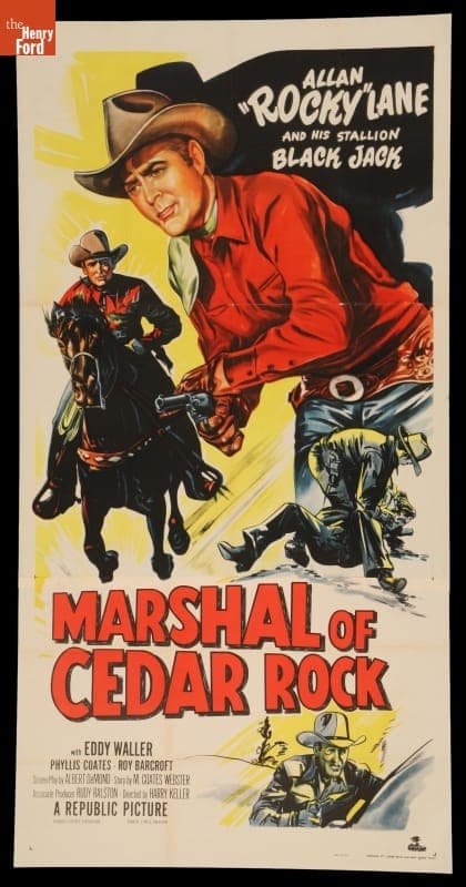 Movie Poster, "Marshal of Cedar Rock," 1953
