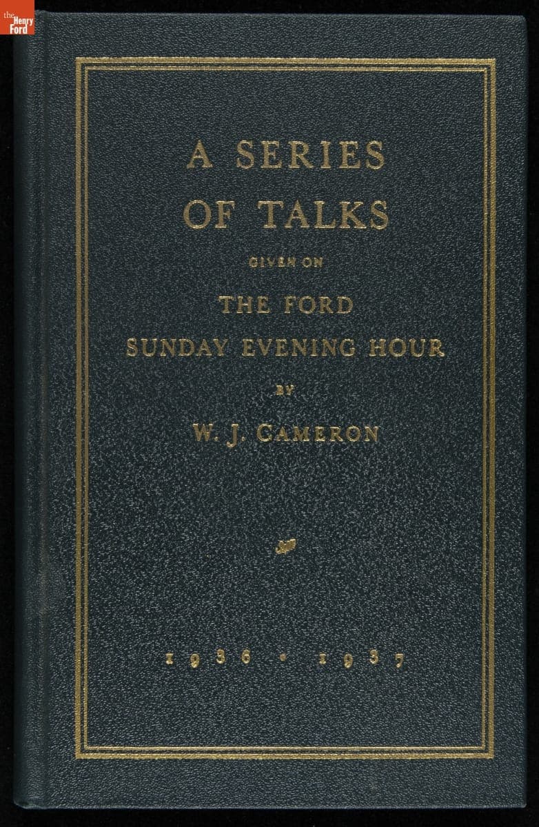 Talks Given on The Ford Sunday Evening Hour, September 1936-June 1937