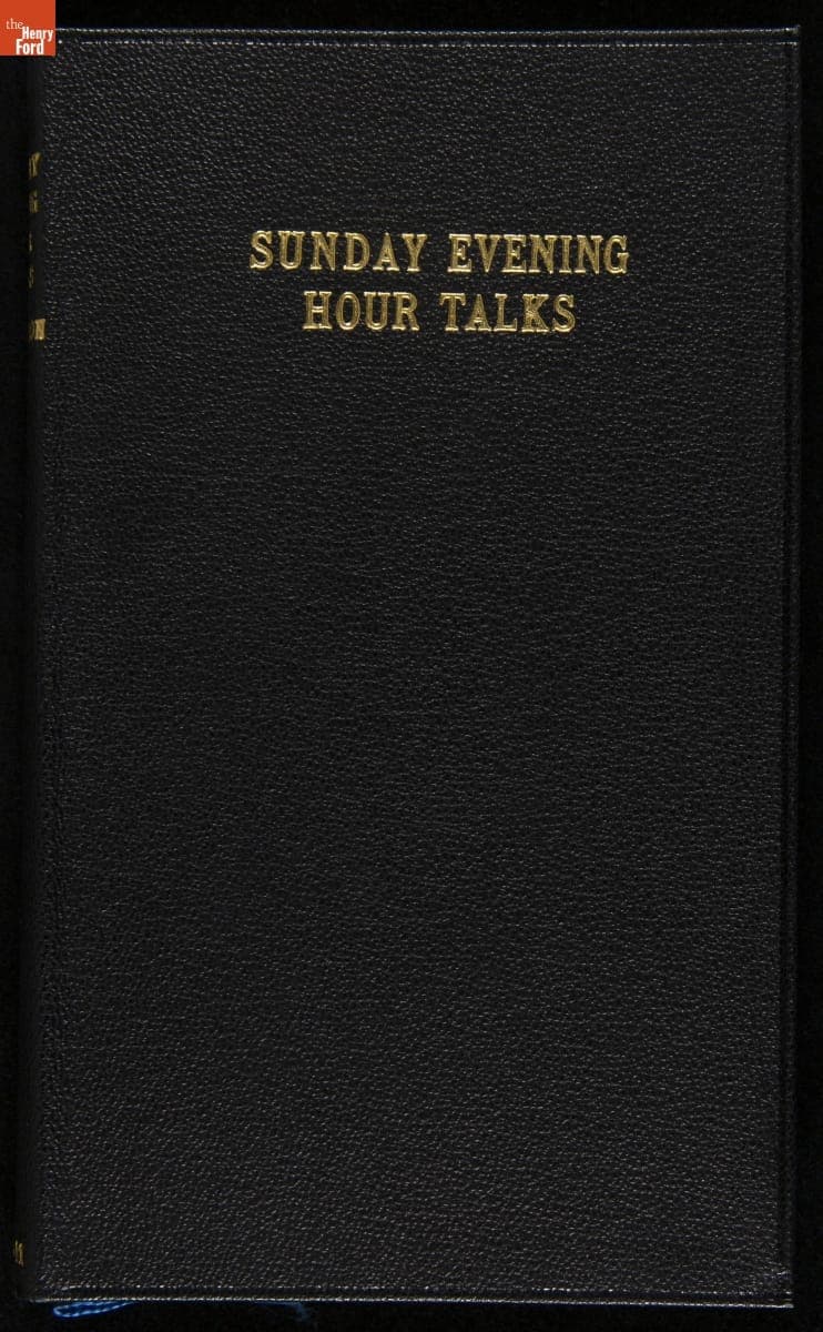 Talks Given on The Ford Sunday Evening Hour, September 1940-May 1941