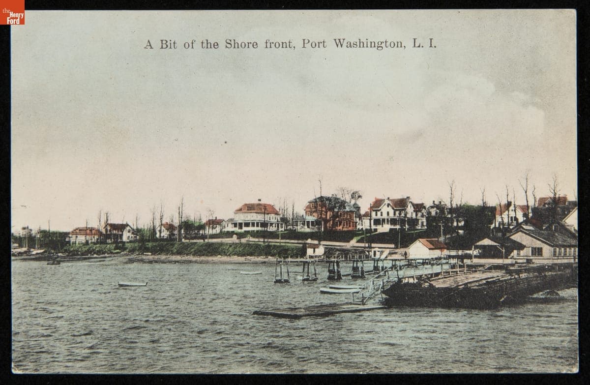 A Bit of the Shore Front, Port Washington, L.I., September 15, 1909
