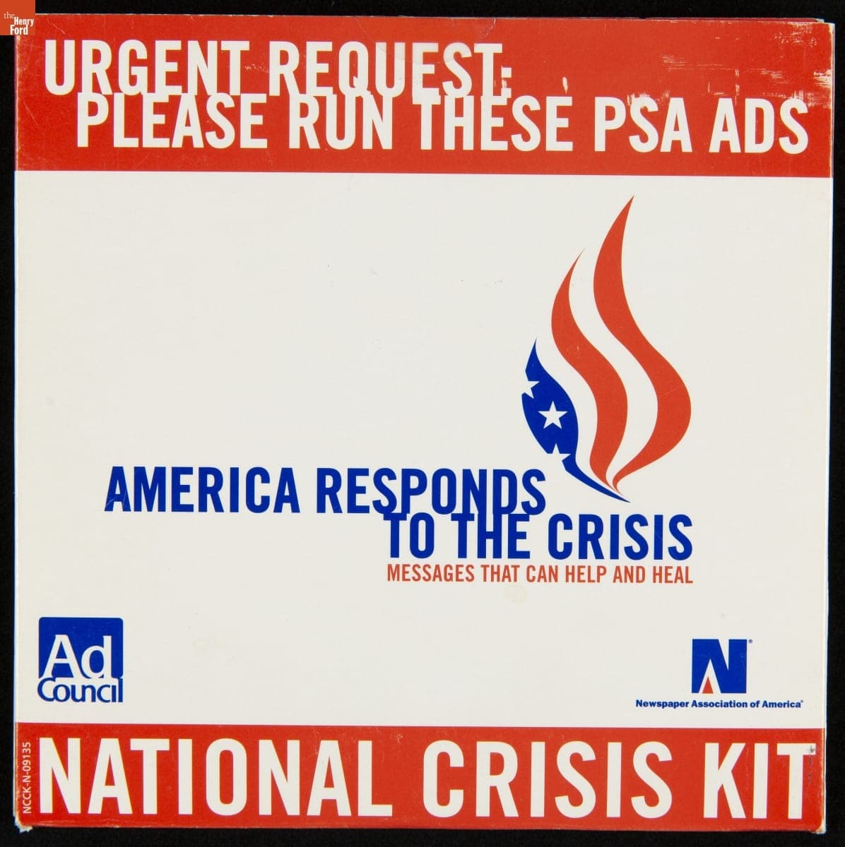 "National Crisis Kit," Public Service Announcements Issued after 911 Terrorist Attacks, October 2001