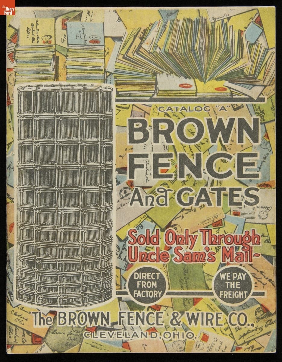 Brown Fence & Wire Co. Trade Catalog, "Brown Fence and Gates," 1915