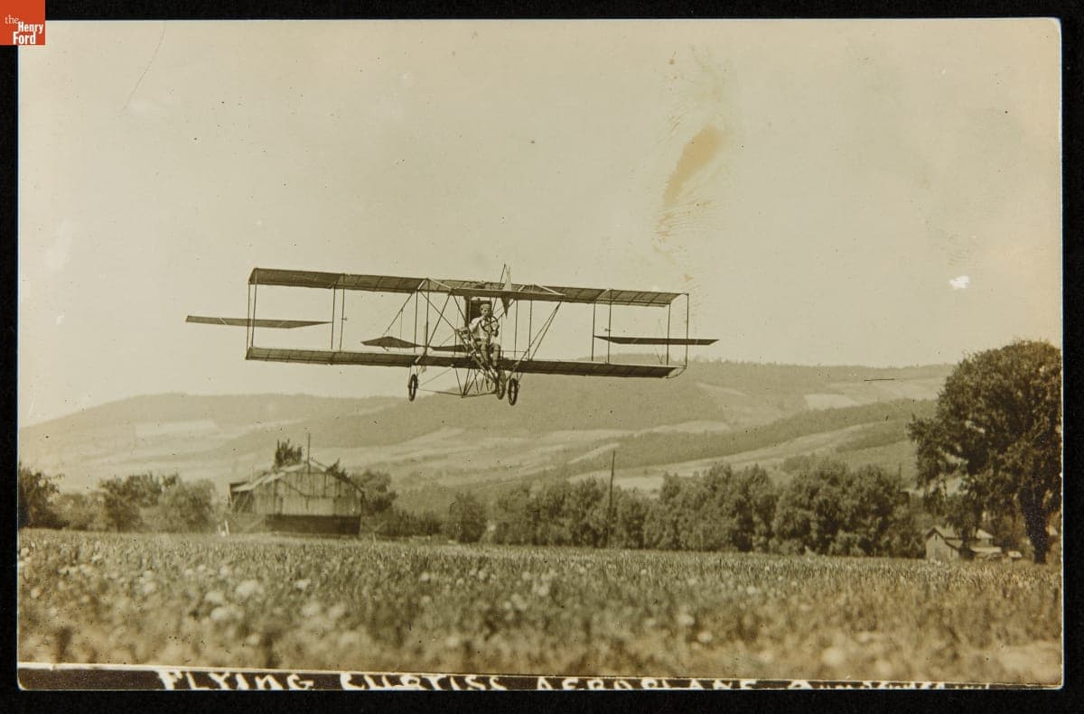 "Flying Curtiss Aeroplane," 1910-1912