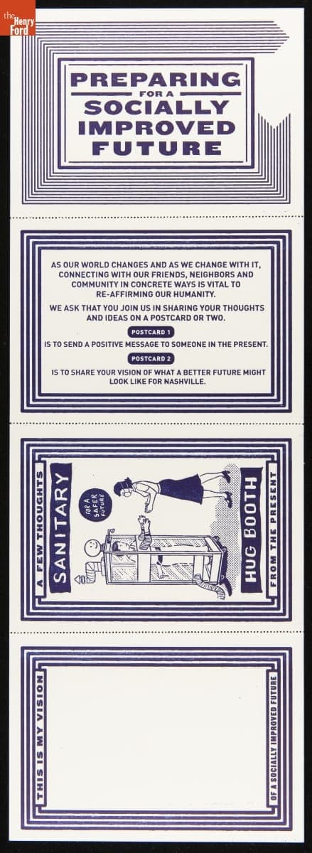 Postcards, "Preparing for a Socially Improved Future," 2020