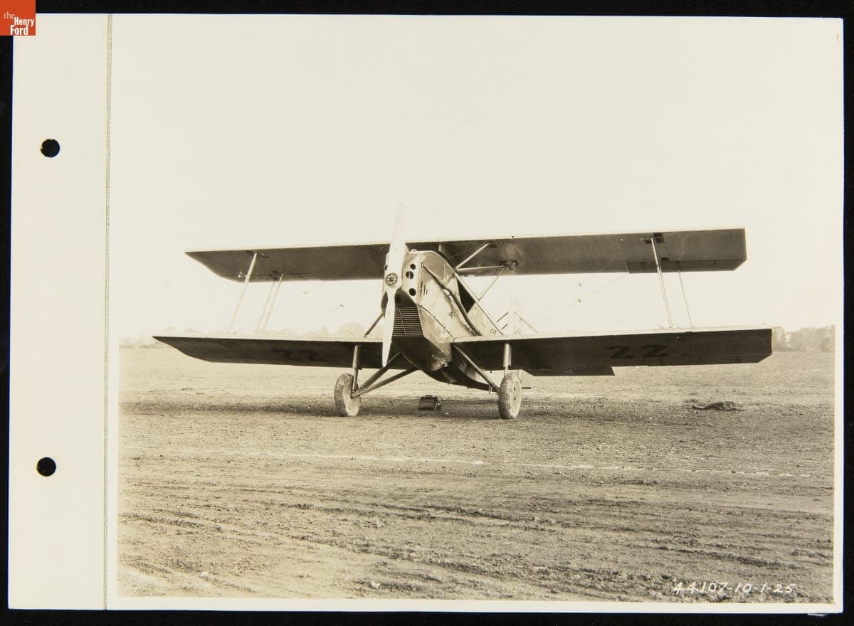Curtiss "Carrier Pigeon" Biplane Entered into the 1925 Ford Reliability Tour, October 1, 1925