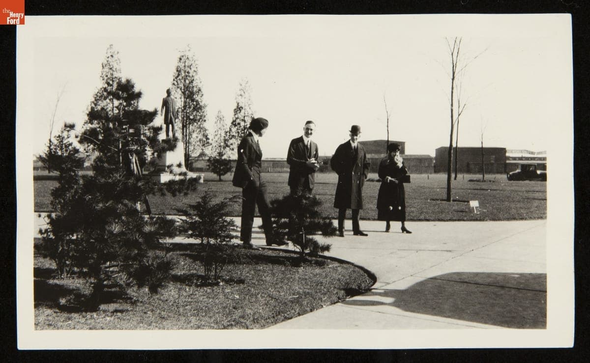 Henry Ford and Clara Ford at the Acquisition of Lincoln Motor Co. by Ford Motor Co., 1922