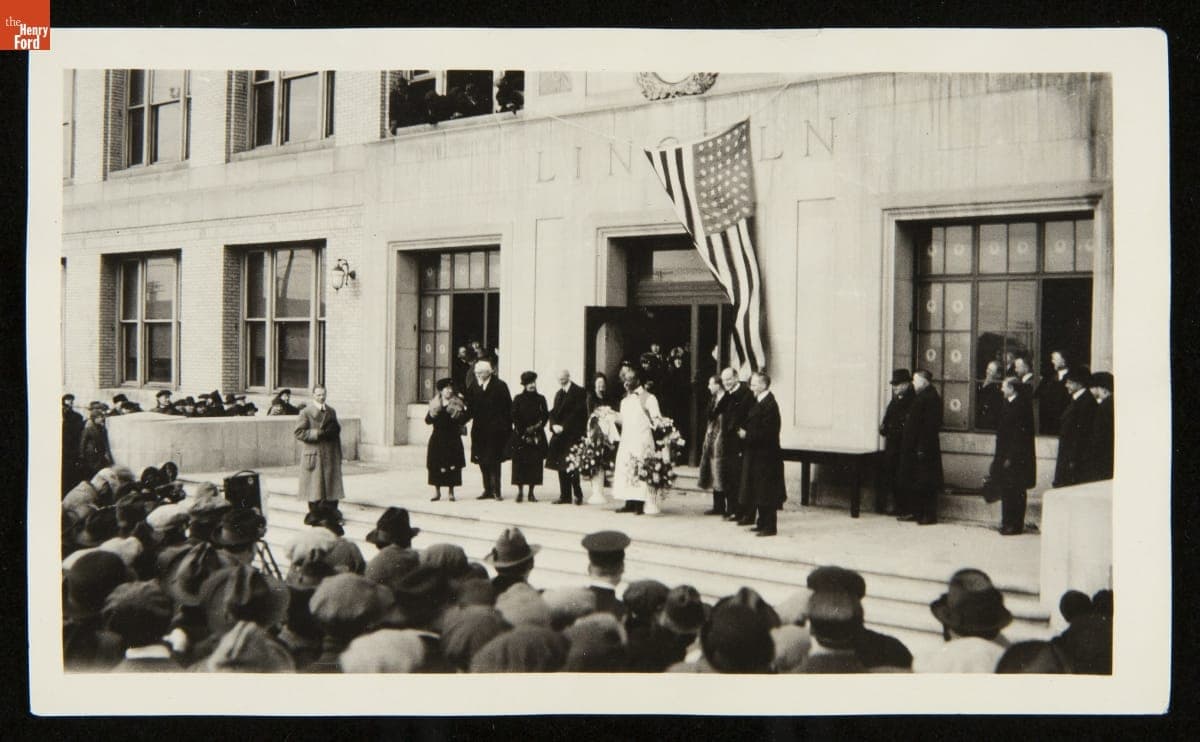 The Lelands and Fords at the Acquisition of Lincoln Motor Co. by Ford Motor Co., 1922