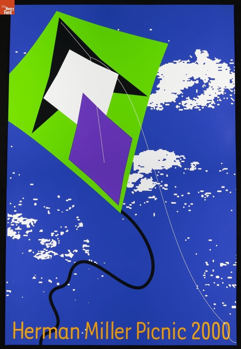 Herman Miller Picnic Poster, "Kite," 2000