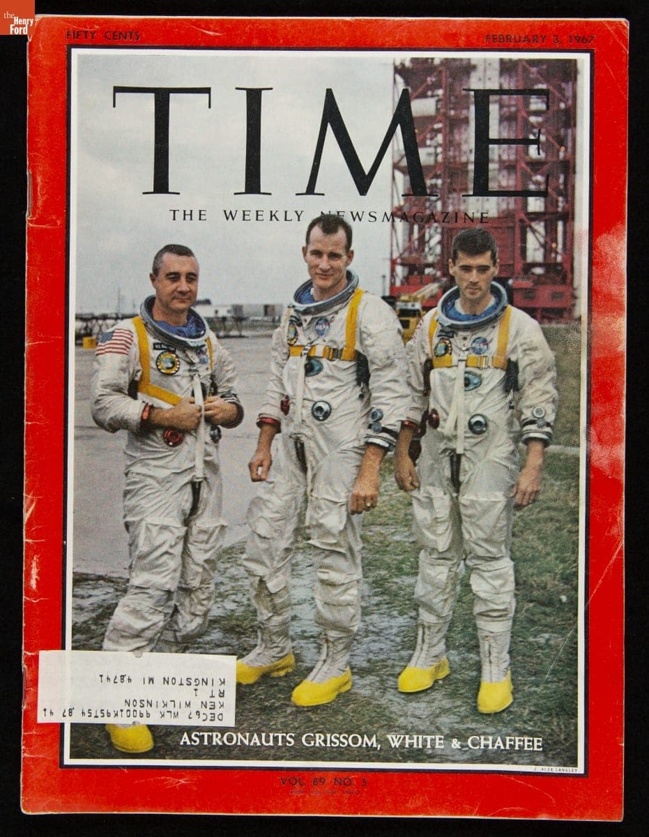 Time Magazine, "Astronauts Grissom, White & Chaffee," February 3, 1967