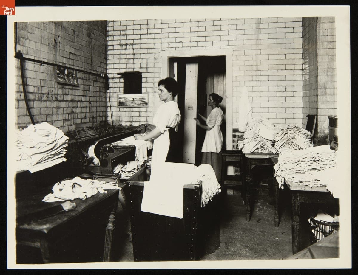 Laundry Room in the Library of Congress, 1919-1920