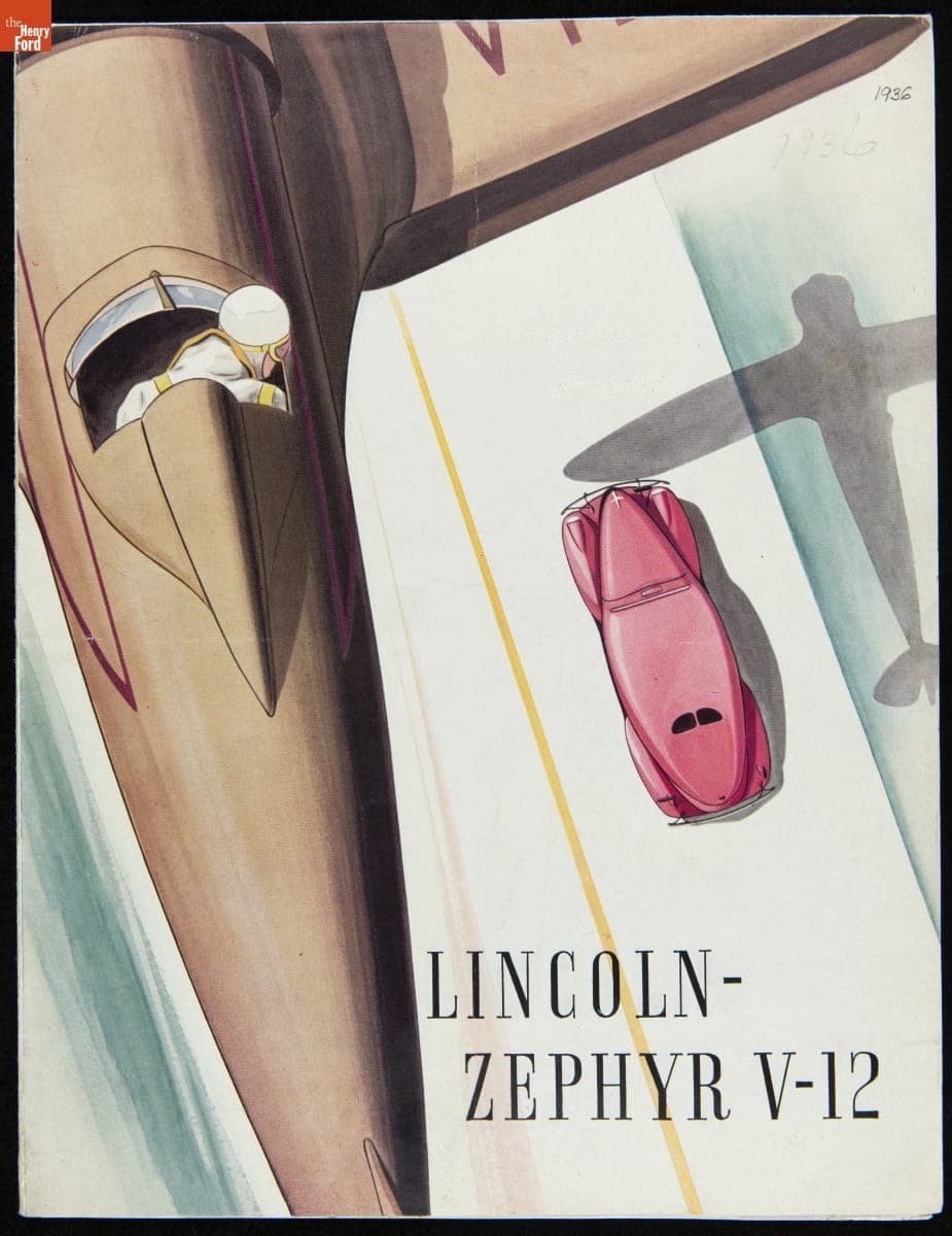 Lincoln Zephyr V-12 Sales Brochure, 1936