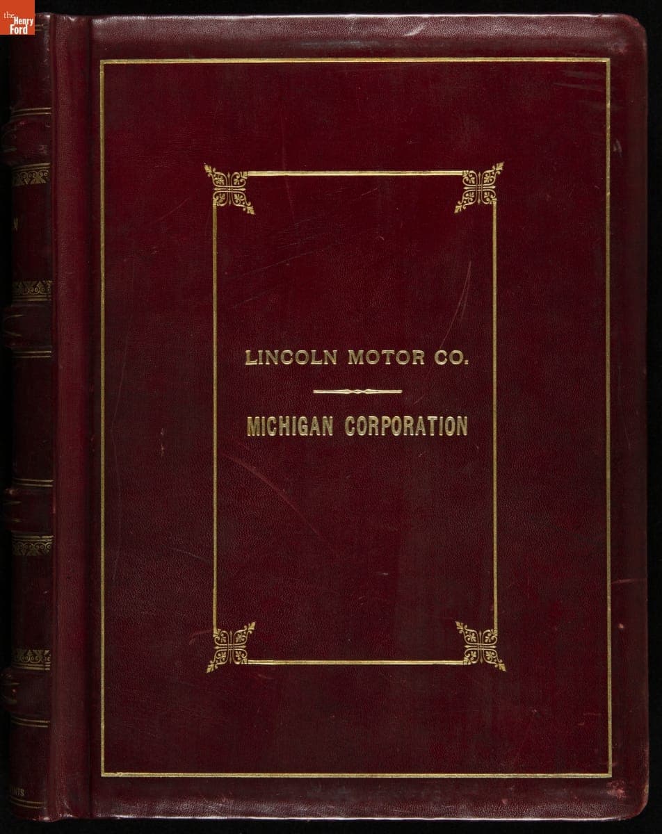 Lincoln Motor Company Records, 1922-1940