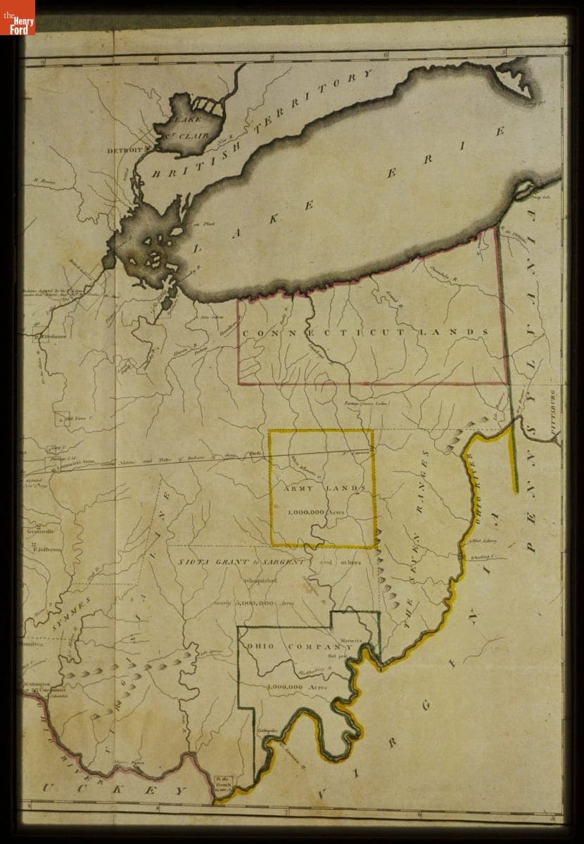 Early 19th Century Map of Ohio