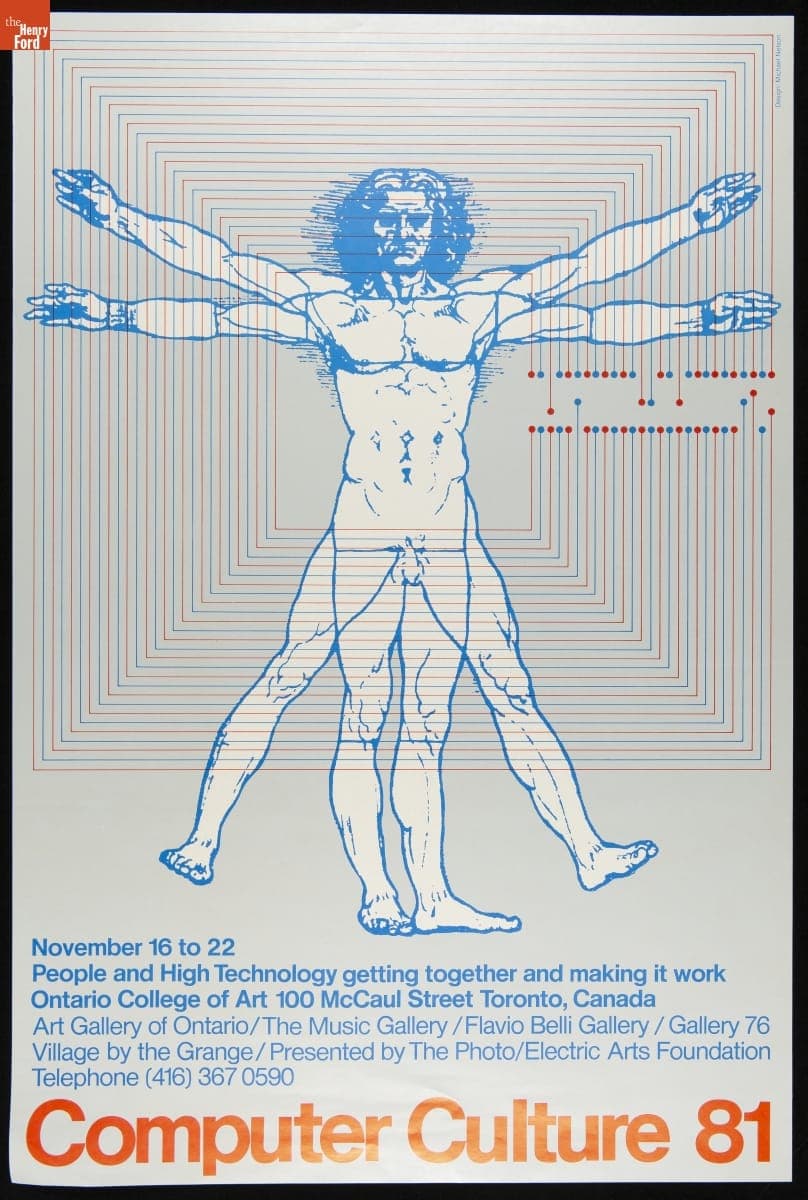 Poster, "Computer Culture 81," 1981