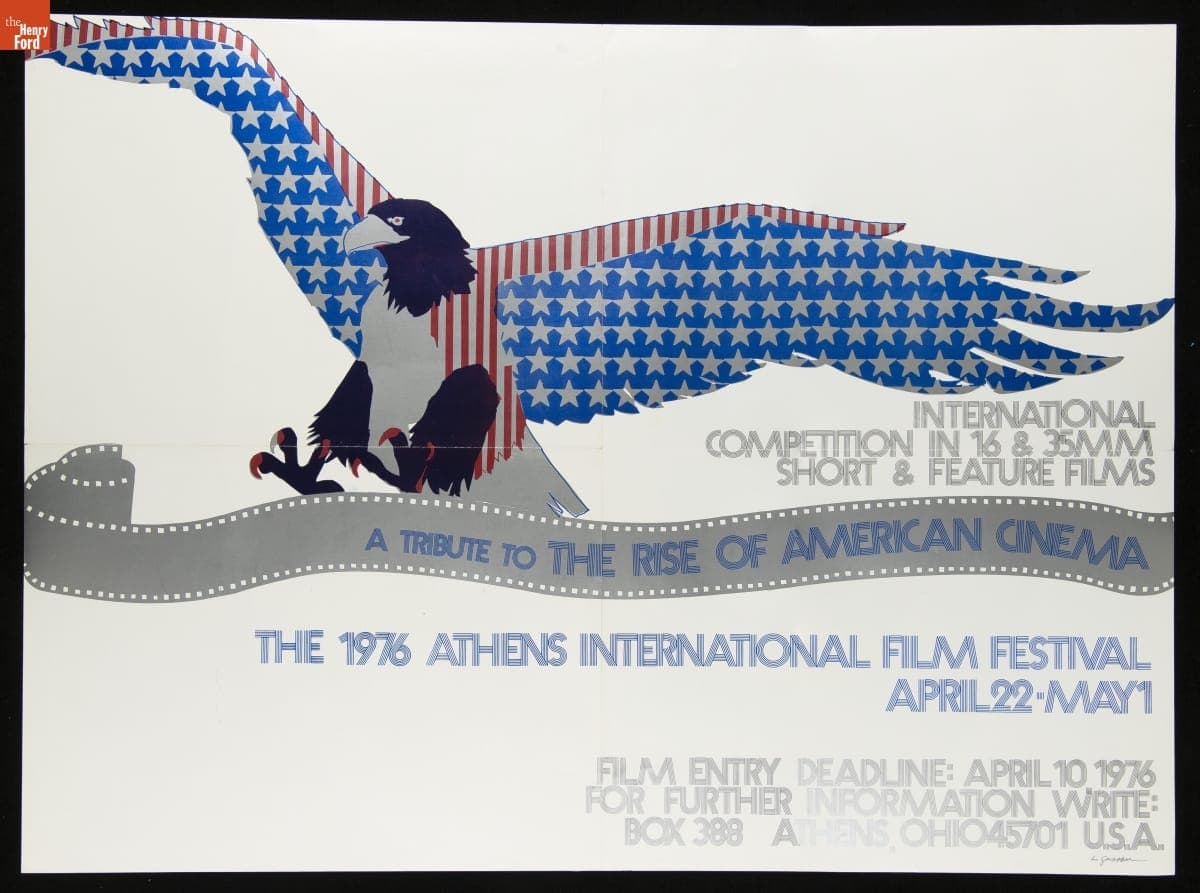 Poster, "The 1976 Athens International Film Festival," 1976