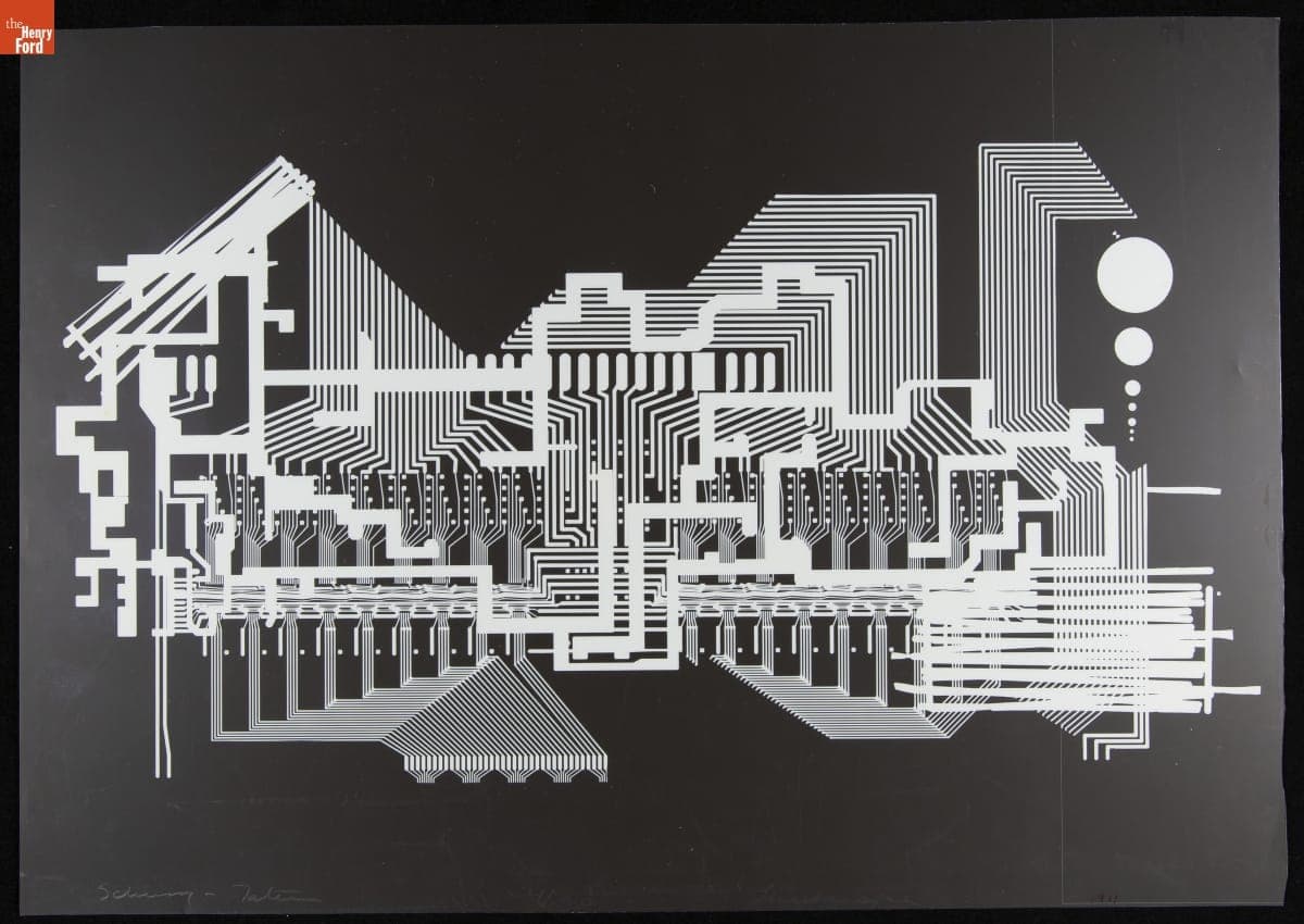 "Landscape" by Lillian F. Schwartz with Robert J. Tatem, 1971