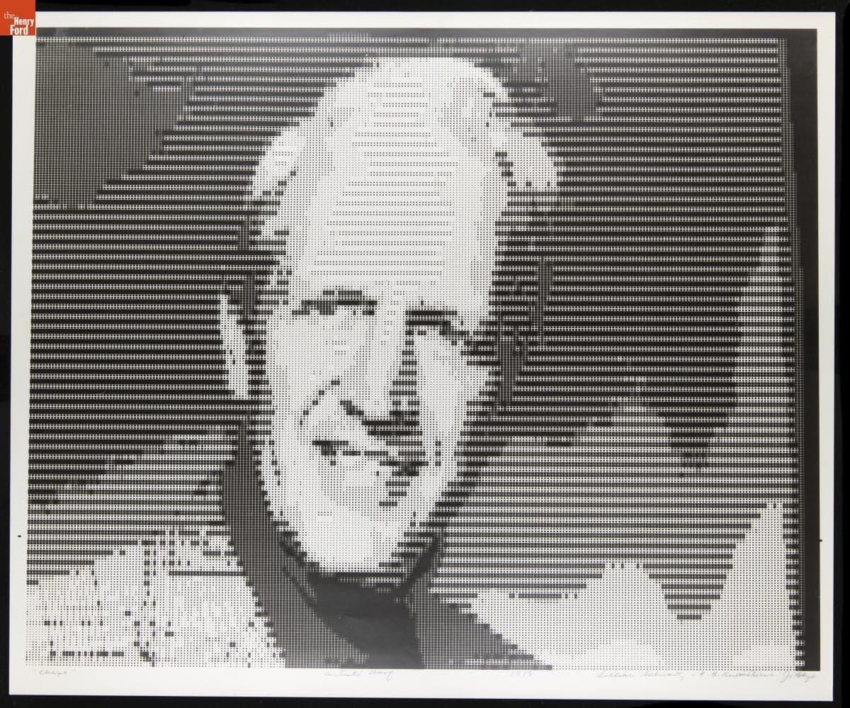 "Chape" by Lillian F. Schwartz with Charles B. Rubenstein and Joe Blye, 1978