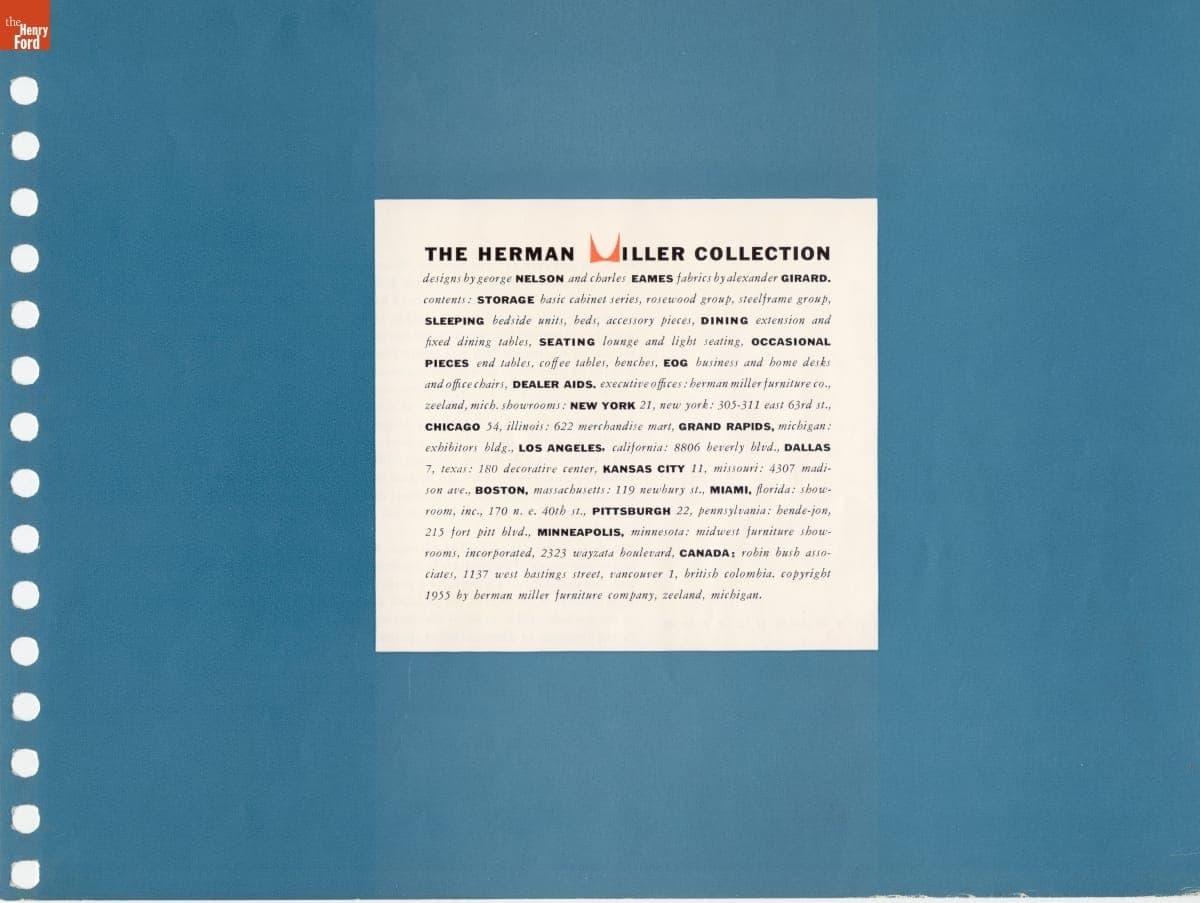 The Herman Miller Collection, 1955
