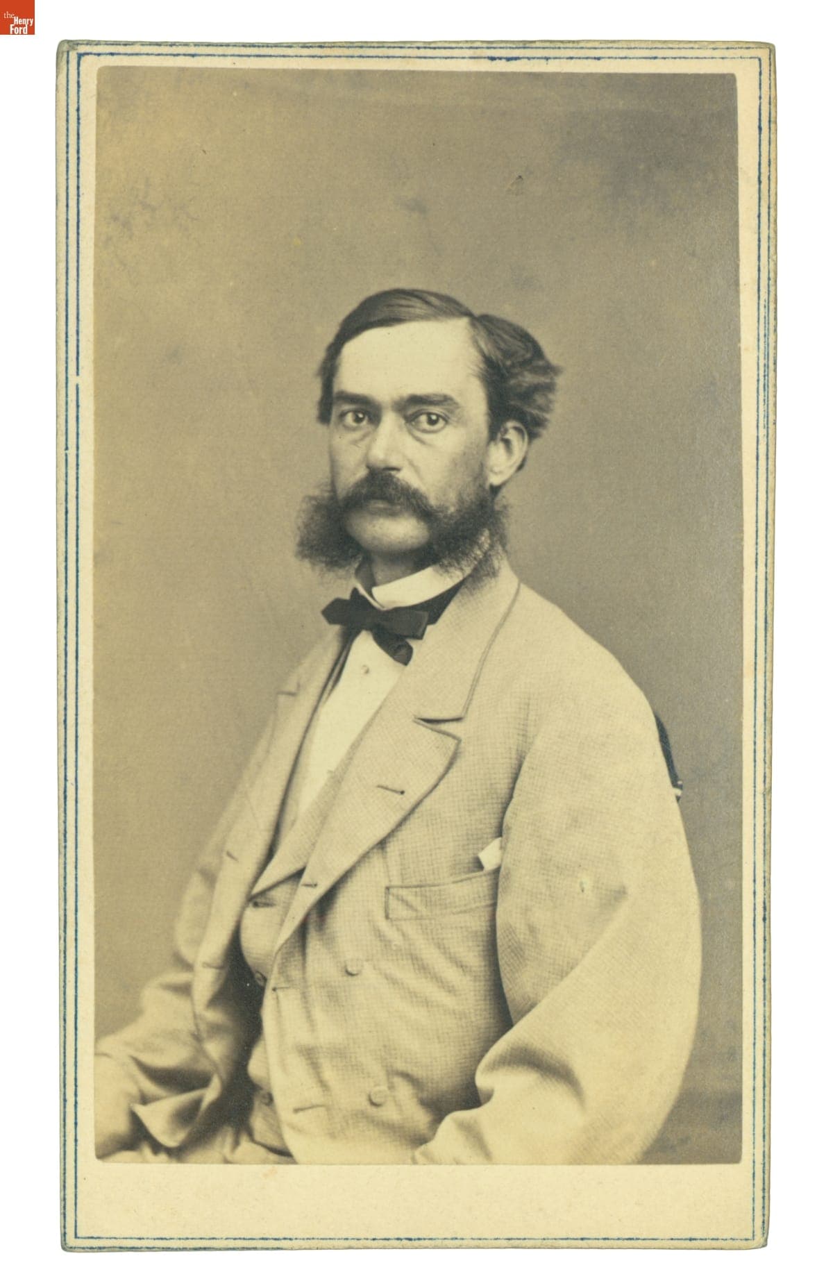 Man with Bushy Sideburns, circa 1868