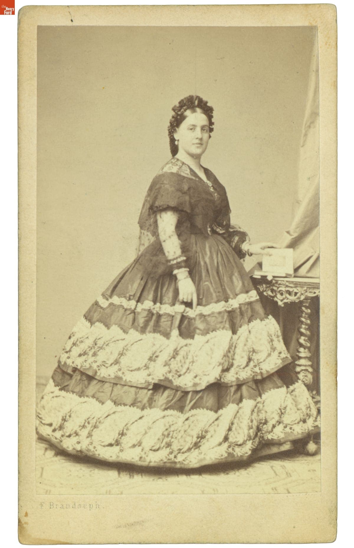 Woman in a Ball Gown, 1860-1865