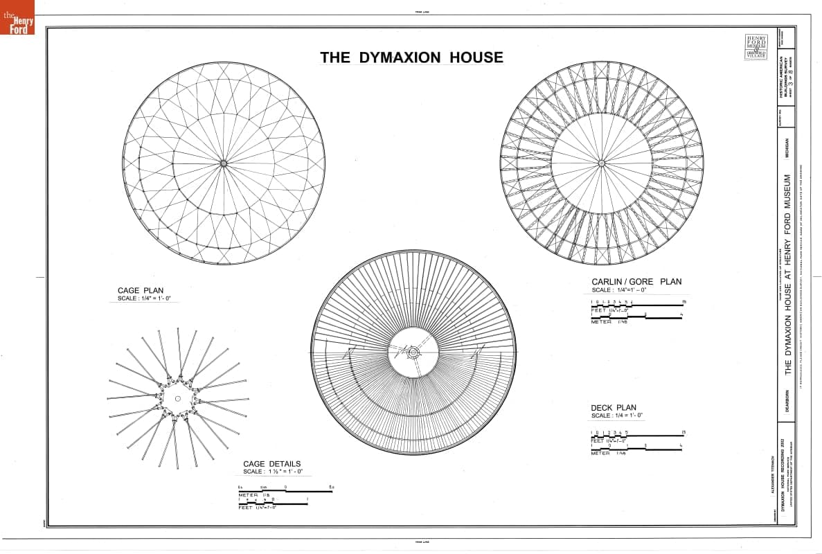 Drawing, "The Dymaxion House at Henry Ford Museum," 2002