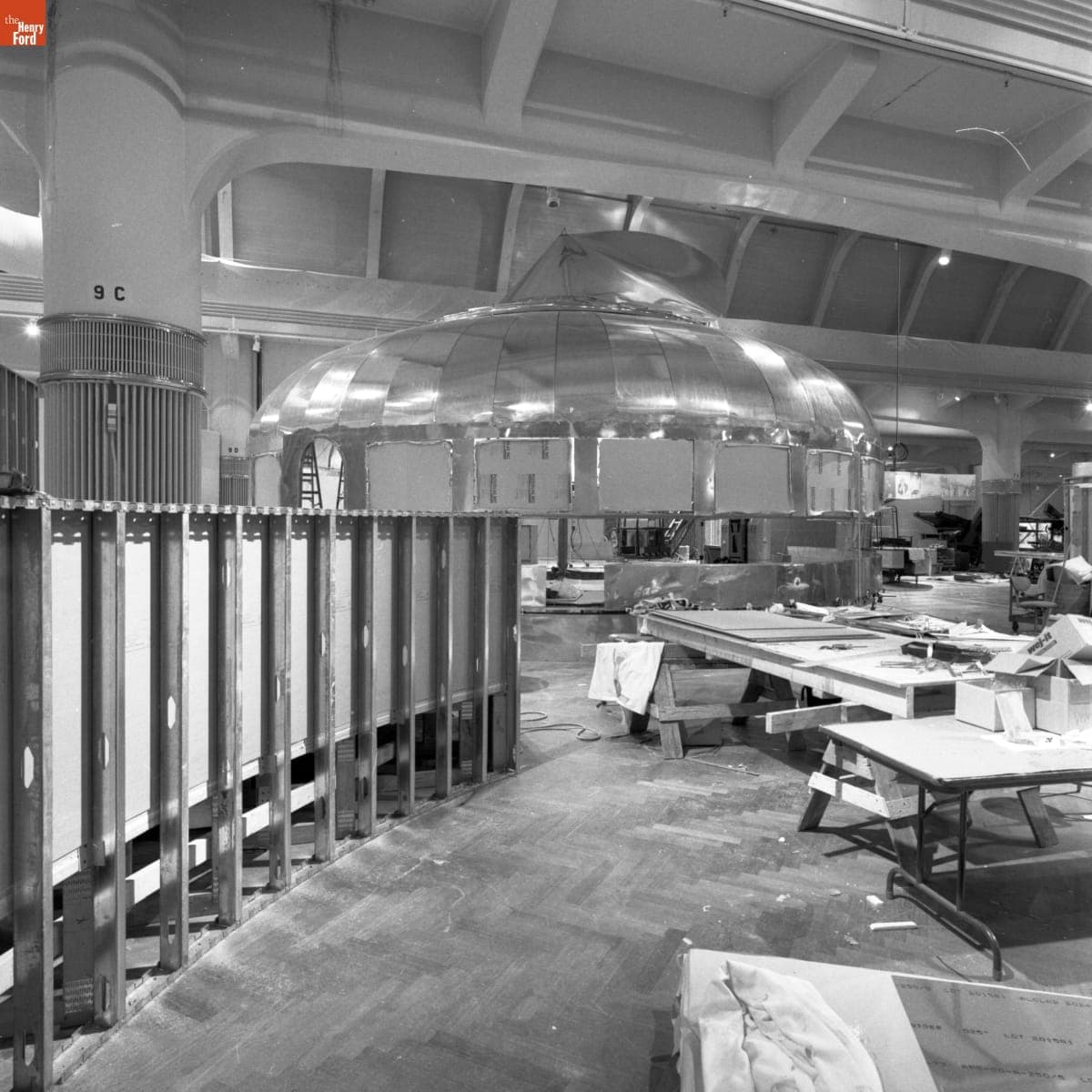 Dymaxion House Construction in Henry Ford Museum, September 25, 2001