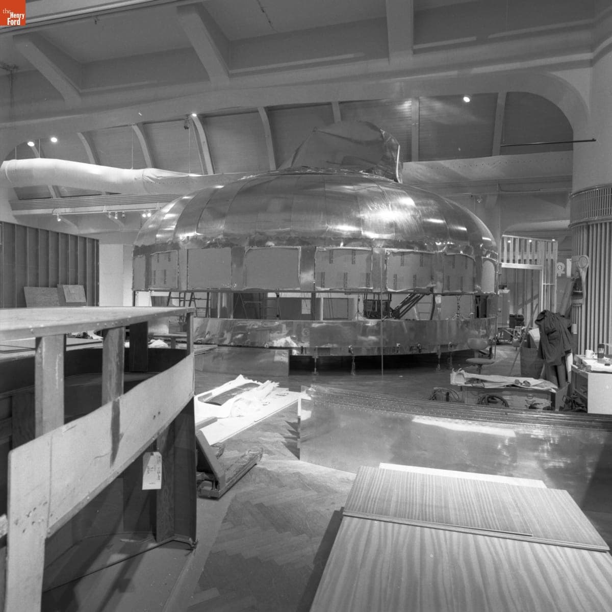 Dymaxion House Construction in Henry Ford Museum, September 25, 2001