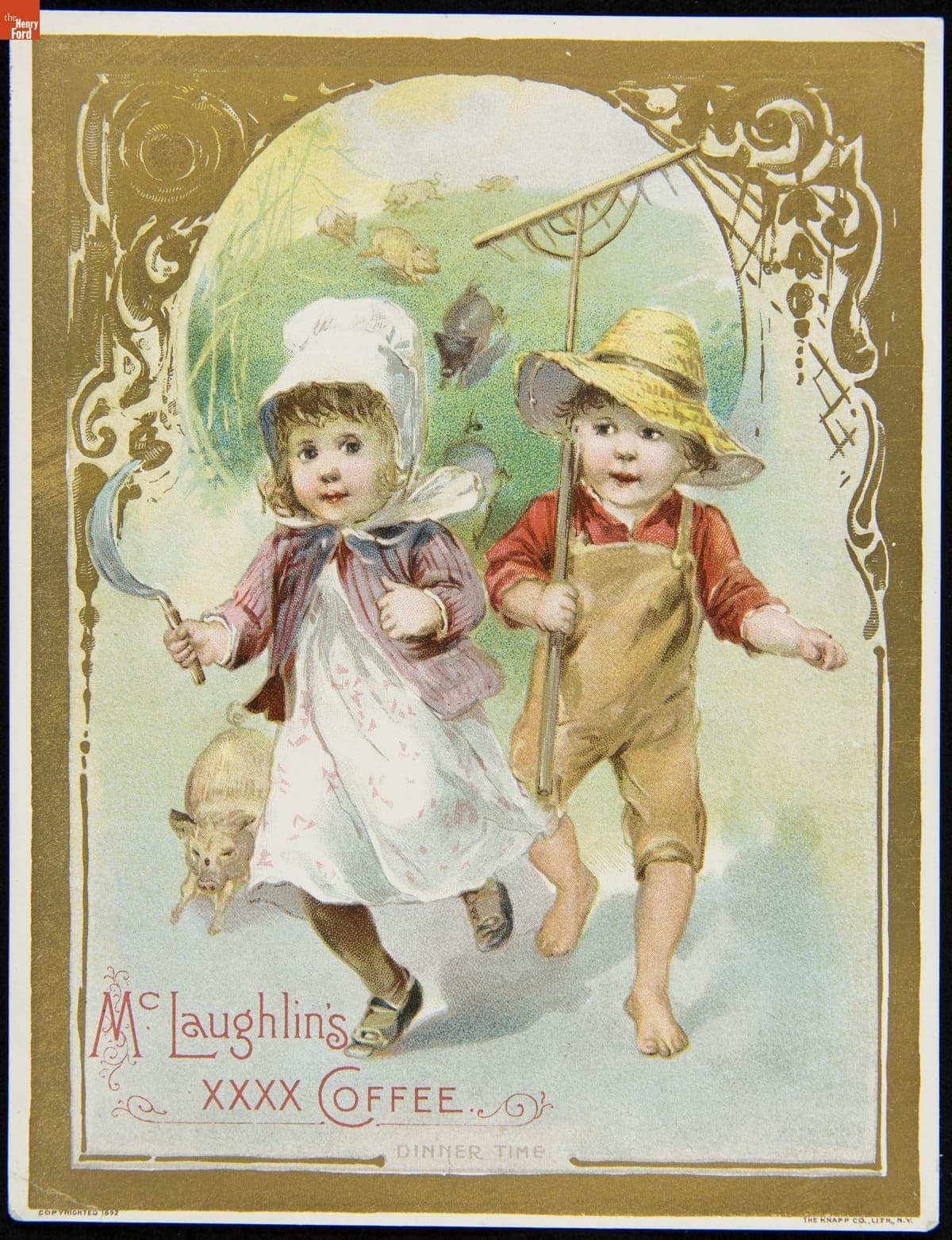 Trade Card for McLaughlin's XXXX Coffee, W.F. McLaughlin & Co., 1892