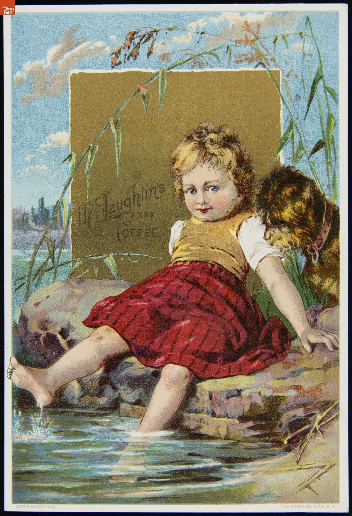 Trade Card for McLaughlin's XXXX Coffee, W.F. McLaughlin & Co., 1892