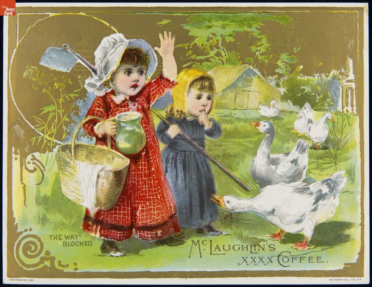 Trade Card for McLaughlin's XXXX Coffee, W.F. McLaughlin & Co., 1892