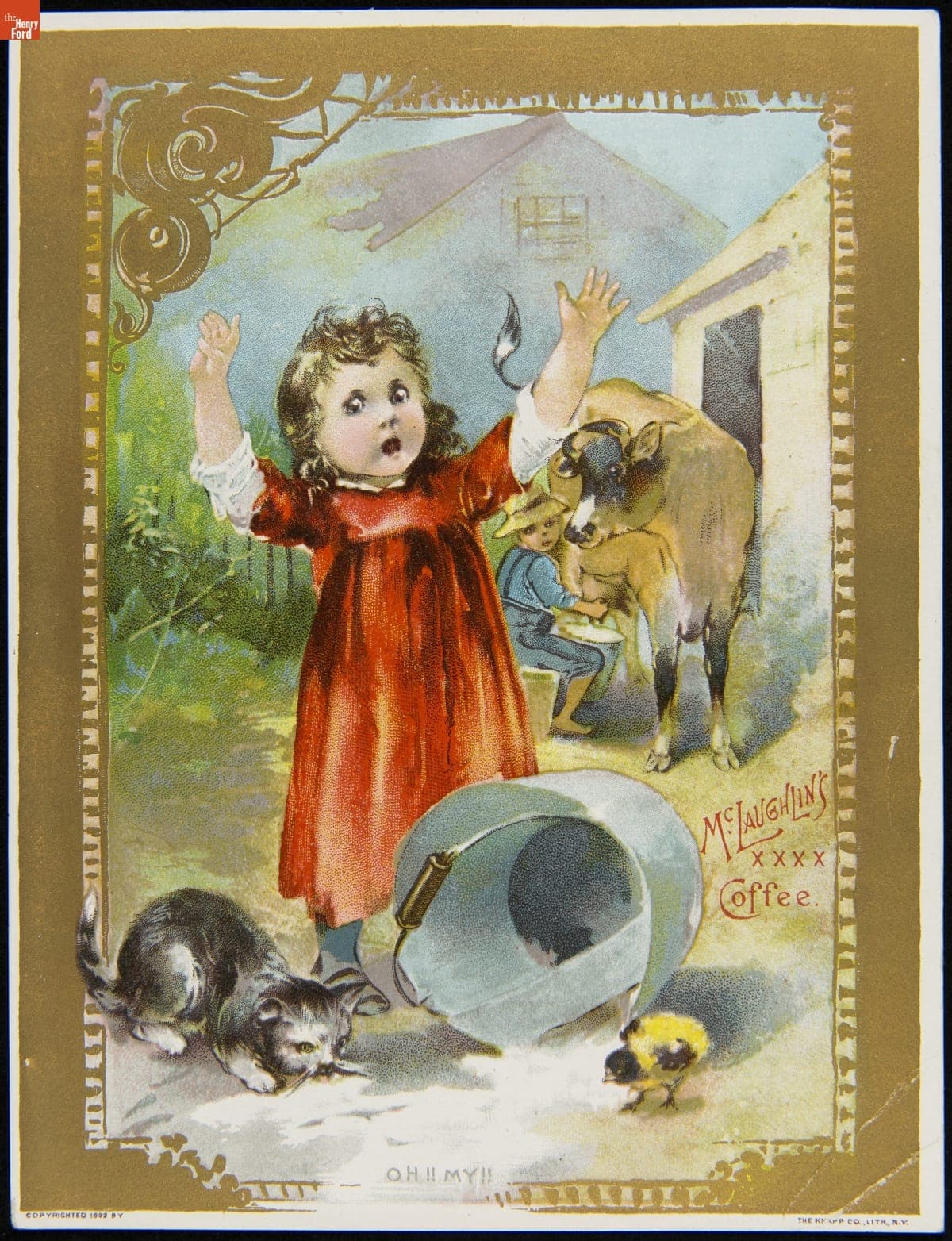 Trade Card for McLaughlin's XXXX Coffee, W.F. McLaughlin & Co., 1892