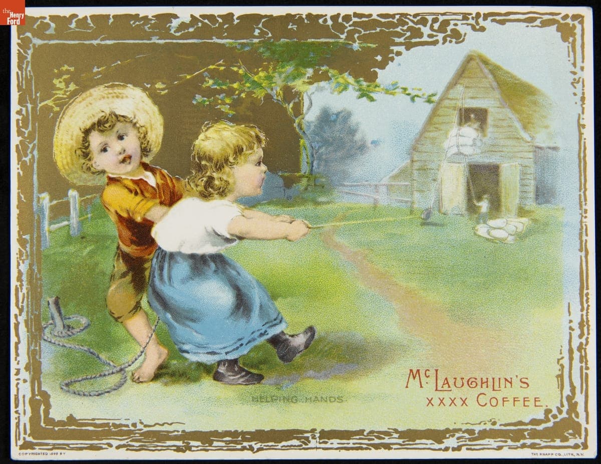 Trade Card for McLaughlin's XXXX Coffee, W.F. McLaughlin & Co., 1892