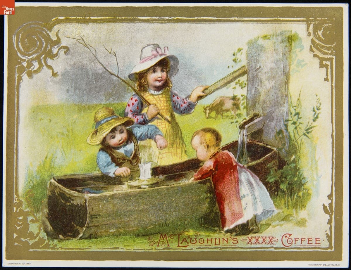 Trade Card for McLaughlin's XXXX Coffee, W.F. McLaughlin & Co., 1892