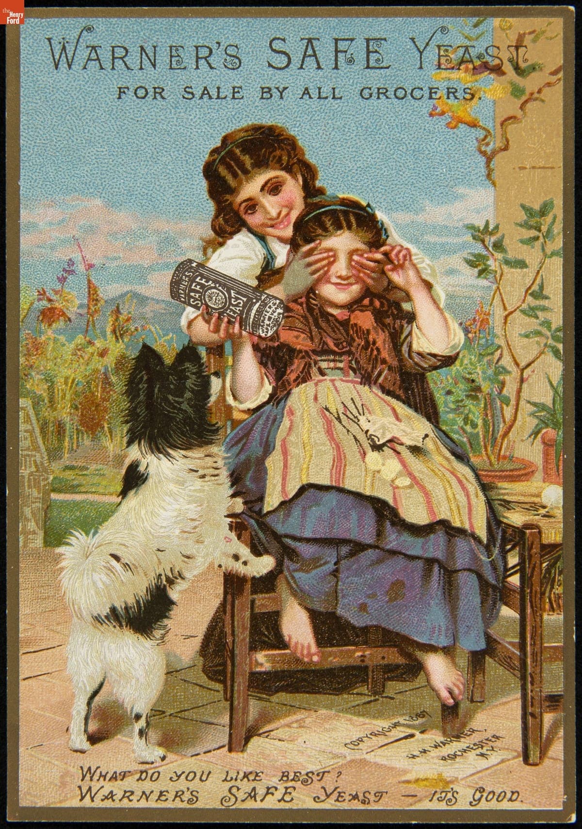 Trade Card for Warner's Safe Yeast, H.H. Warner & Co., 1887