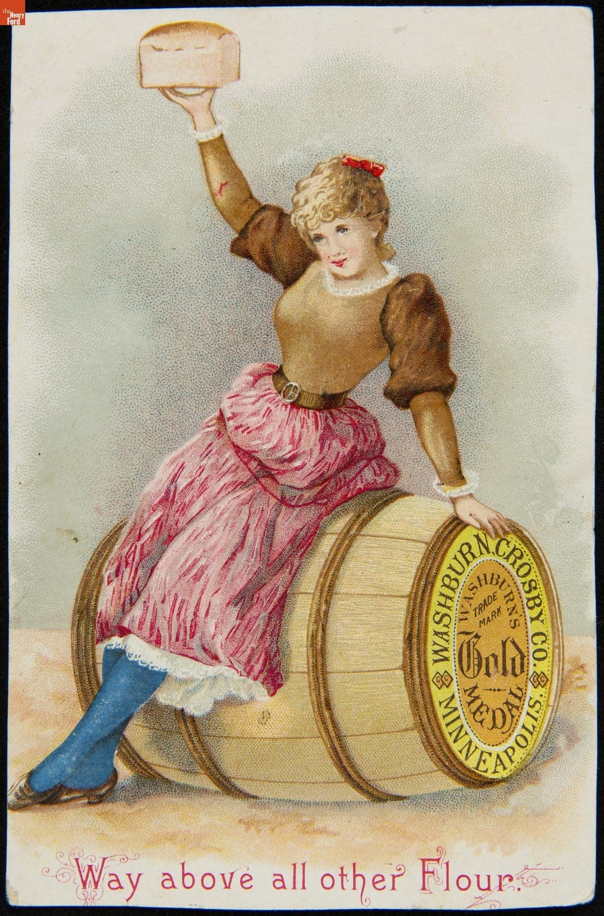 Trade Card for Gold Medal Flour, Washburn-Crosby Co., 1880-1900