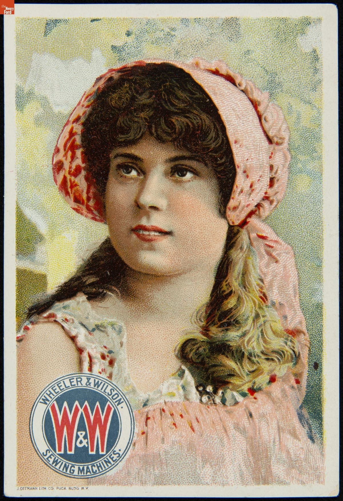 Trade Card for Sewing Machines, Wheeler & Wilson Mfg. Co., 1880-1900