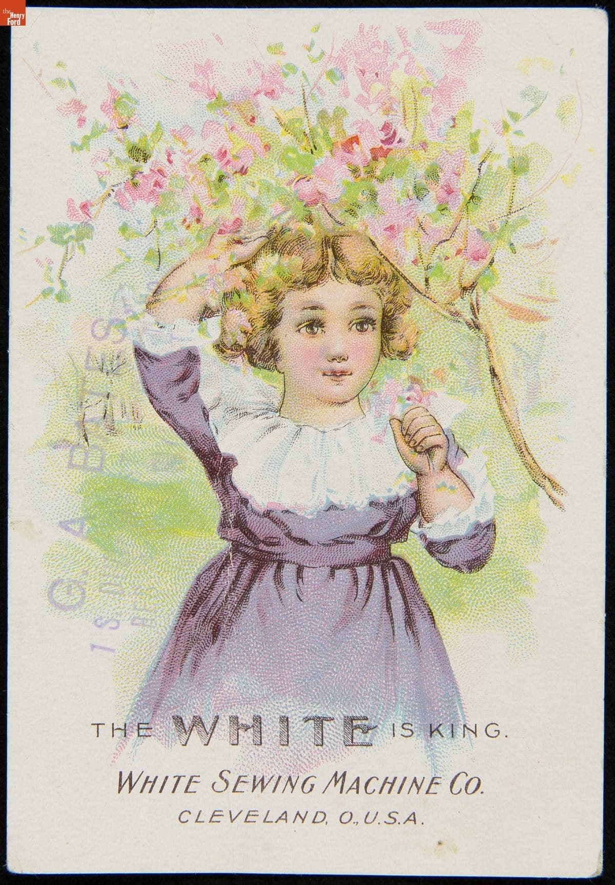 Trade Card for White Sewing Machine Company, 1876-1890