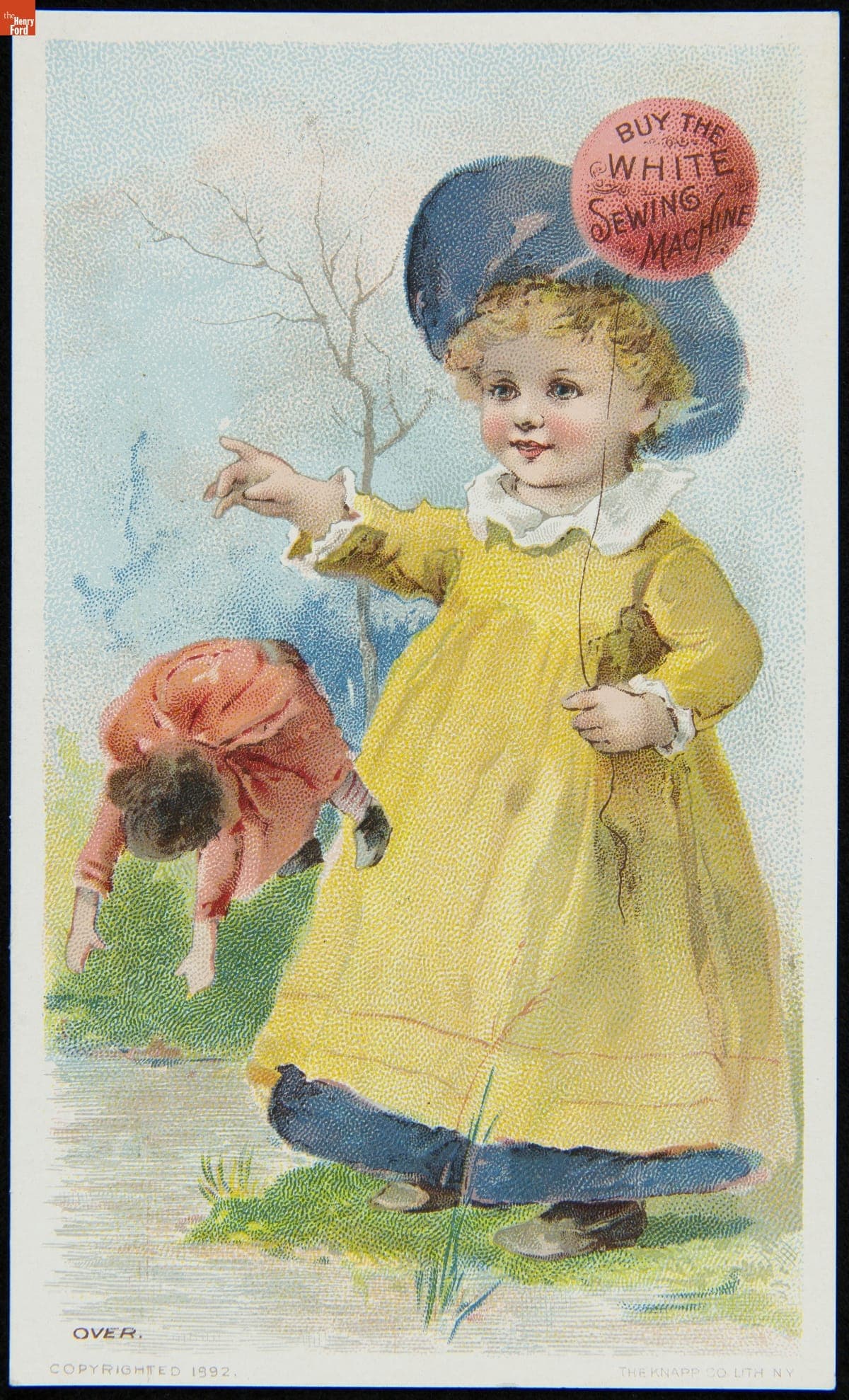 Trade Card for White Sewing Machine Company, 1892