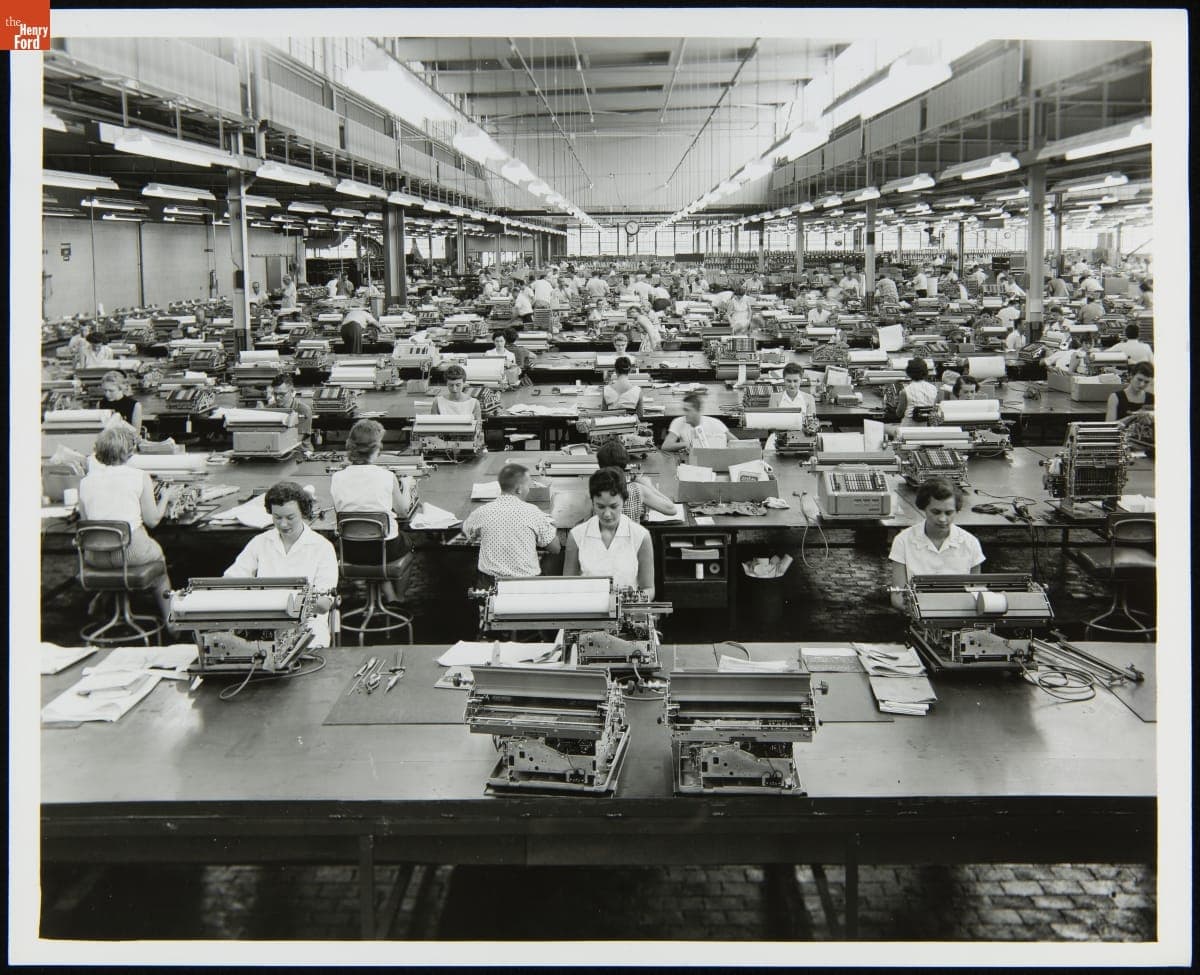 Employees Using Burroughs Equipment, August 1959